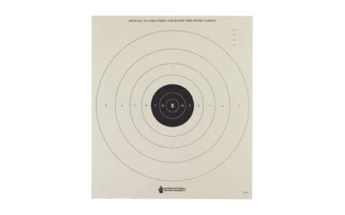 Targets Action Target Timed And Rapid Fire ACTION TGT BULLSEYE PAPER 100PK • Model: Timed And Rapid Fire